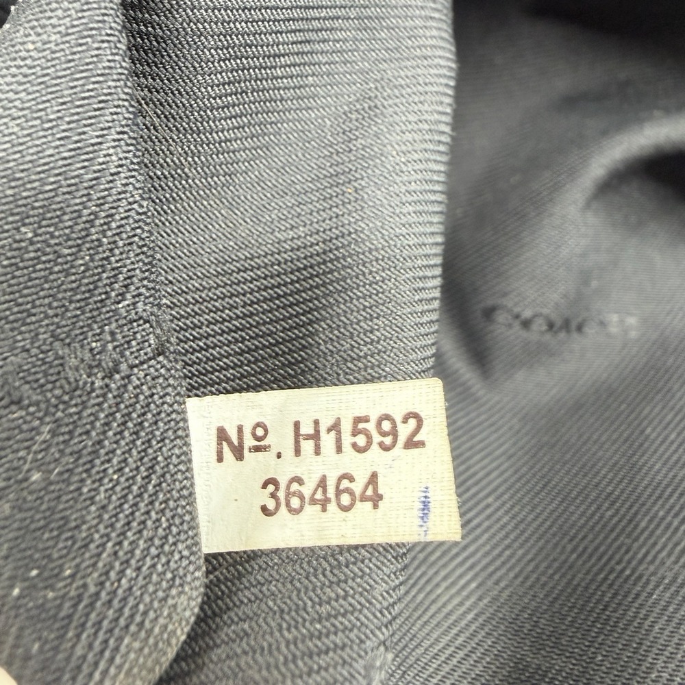 Vintage Coach Edie 31 Black Refined Pebbled Leather Shoulder Slouchy Hobo Bag - Picture 11 of 11